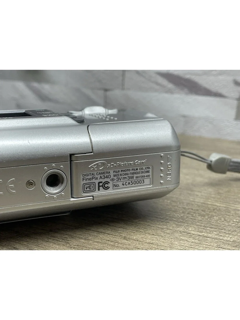 Fujifilm FinePix A Series A340 4.0MP Digital Camera Silver (No SD Card) Tested